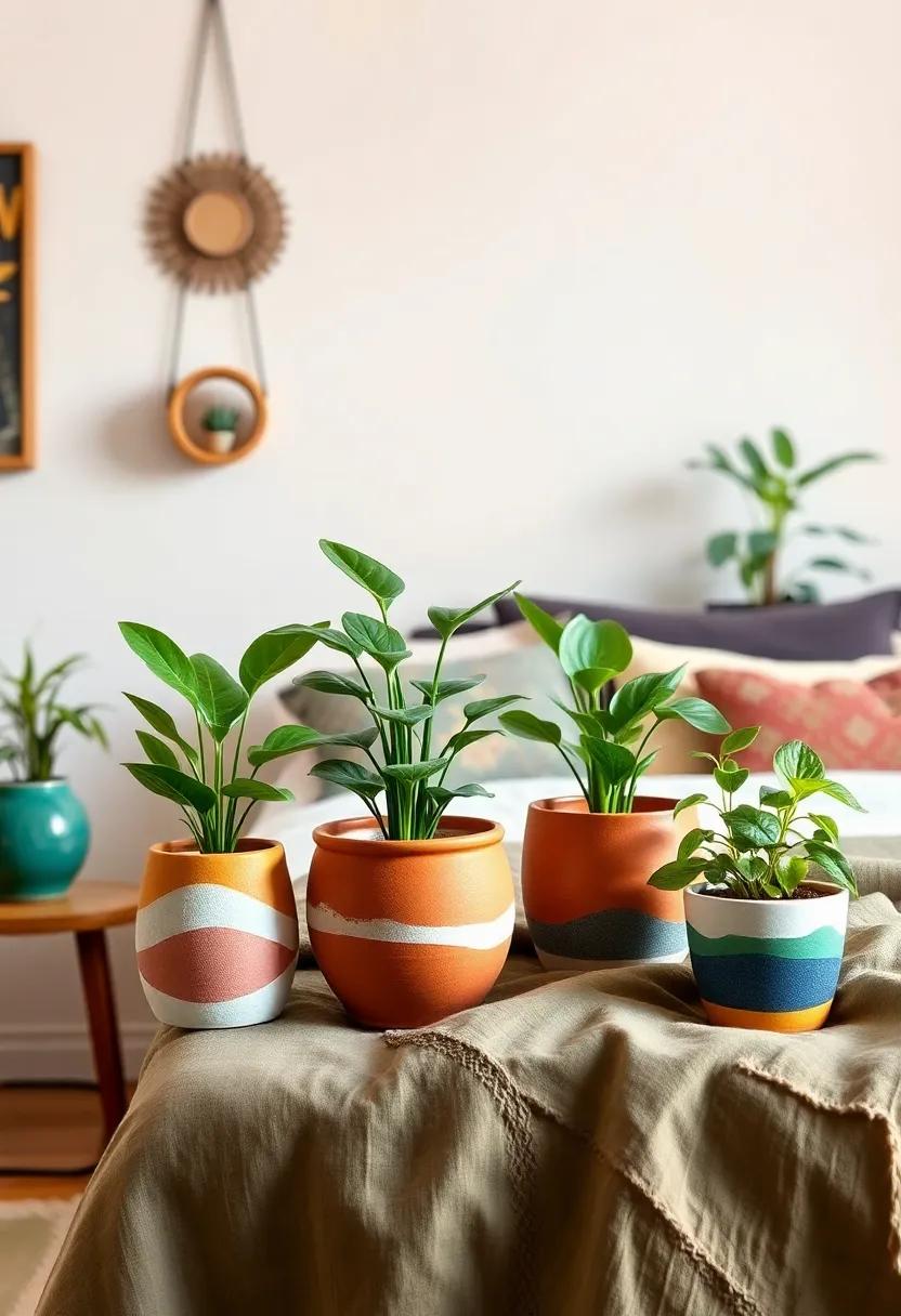 Handmade Pottery⁣ Planters: ⁢Liven up your space with vibrant,artisanal ‍planters⁤ that provide a ⁤perfect home​ for your leafy‍ companions
