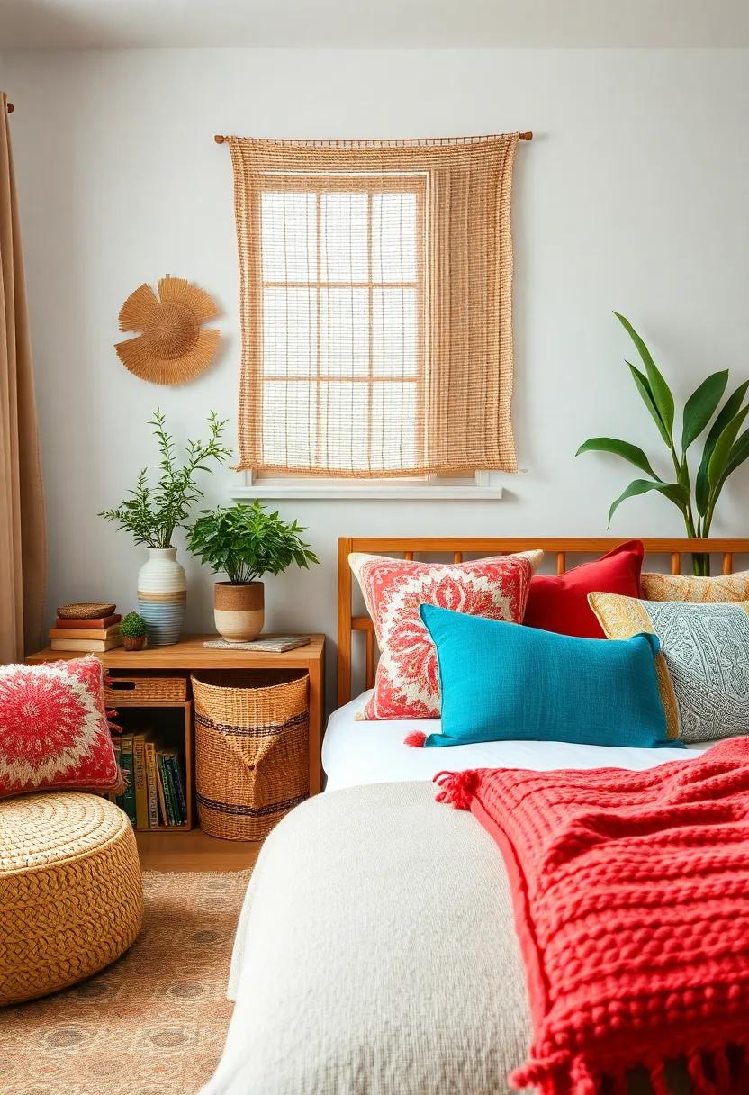 Hand-Woven Throw Pillows: Infuse your seating⁤ area​ with personality through pillows made ‌from‍ natural fibers, each‌ one ⁢a ⁤testament‌ to skilled craftsmanship