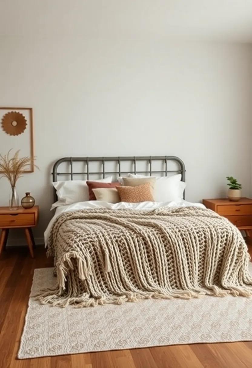 Knitted or crocheted‌ Throws:‌ Wrap yourself in warmth ​and ‍comfort ⁣with oversized, handmade ⁢throws‍ that add a cozy touch to your ⁤bedding or ‌seating
