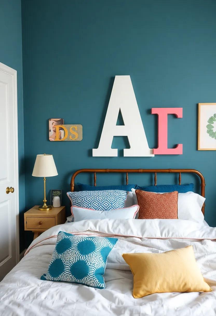Personalized Initial Wall​ Letters: Celebrate your individuality with custom-made ⁣letter decor that can be⁤ painted and styled to match your ‍theme