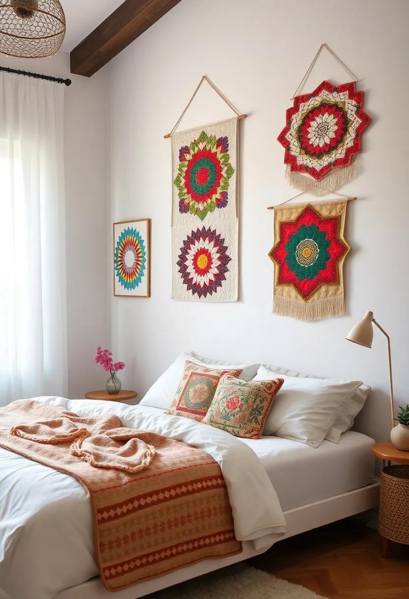 Quilted Wall ⁤Hangings: transform a ​plain wall with intricate textile ​art that showcases‍ stunning patterns and vibrant colors