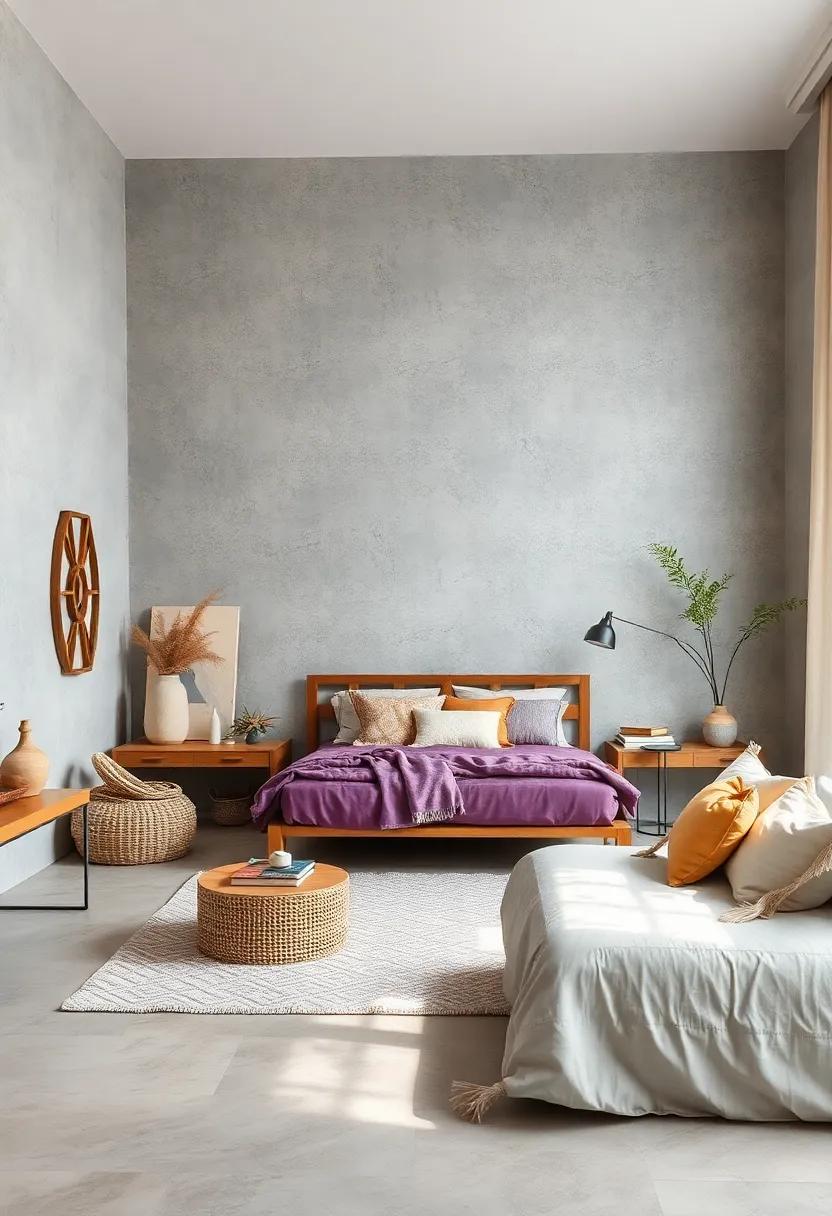 Chalky Matte Textured Walls Featuring Pastel Hues and⁤ Rustic accents ​to‍ create ​a Light, Airy Atmosphere