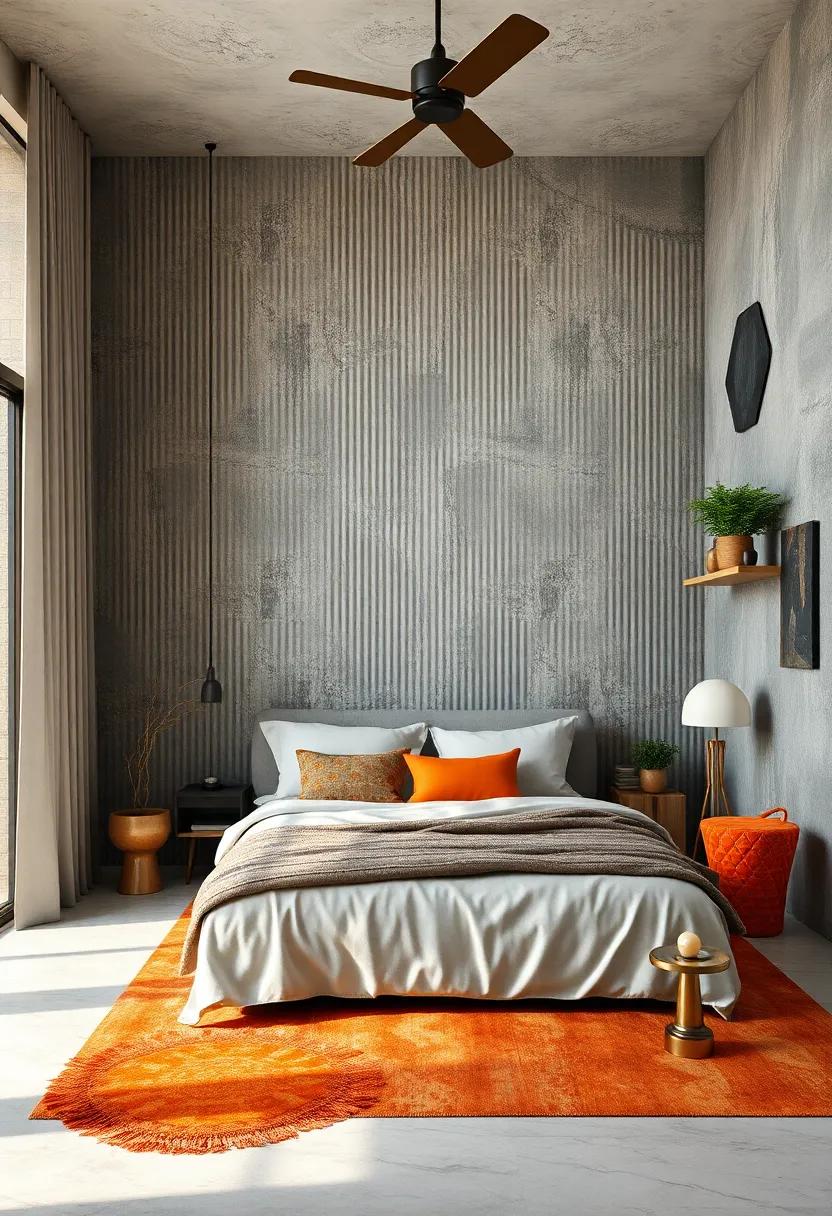 Dynamic Corrugated Wall Textures Coupled With Industrial Fixtures and​ Warm Textures for Urban Edge