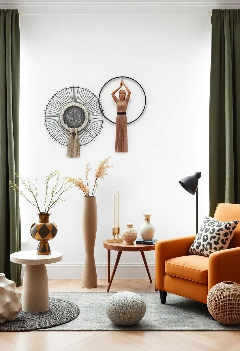 Add Whimsy⁢ with Accessories: Use quirky sculptures, fun vases, or whimsical wall hangings to bring delight to your home