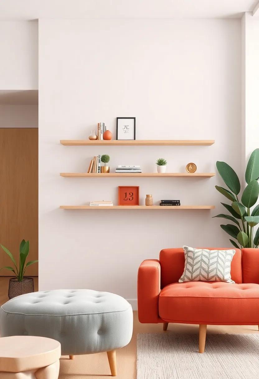 Floating Shelves: Artistic Functionality in Home Organization