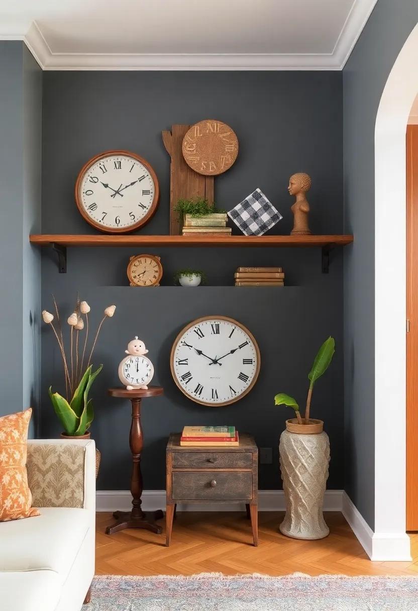 Add Unexpected Accessories: Incorporate ‌whimsical decor items like vintage clocks or⁤ funky‍ sculptures that add character to ⁤your space