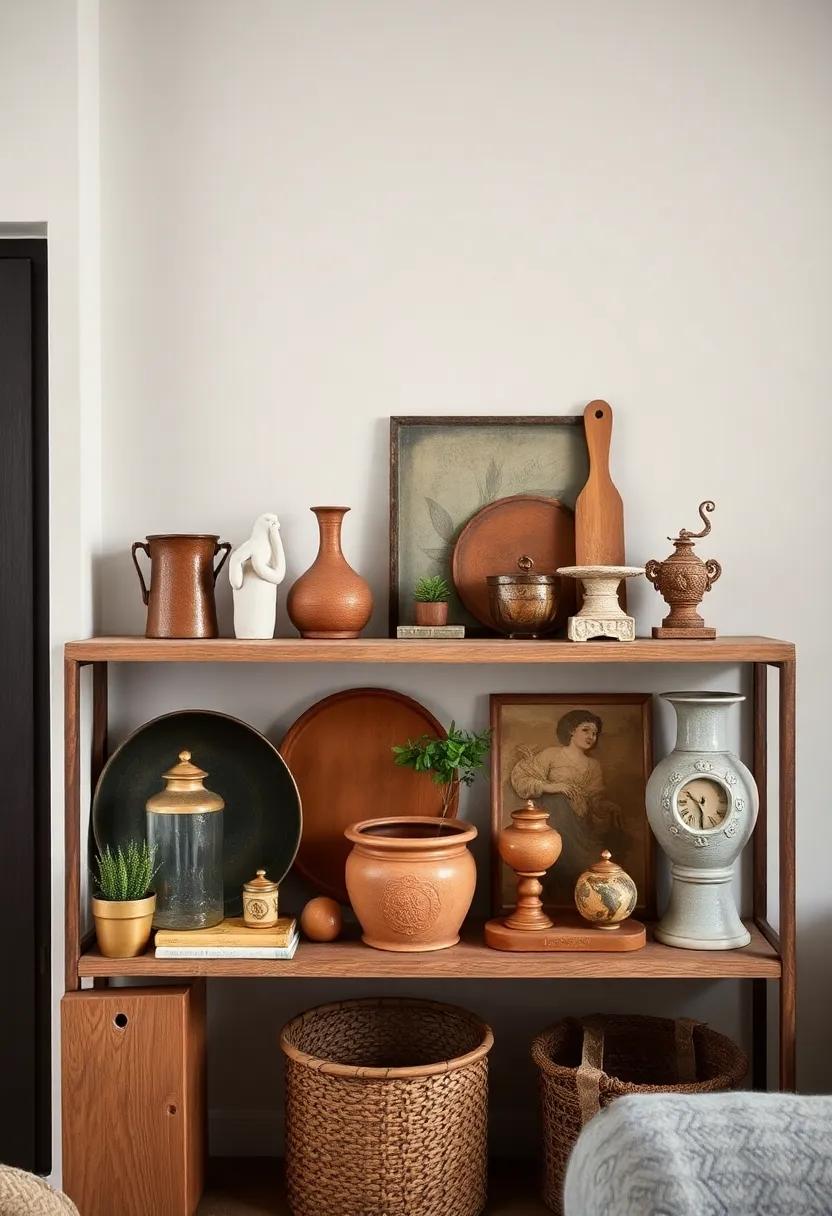 Showcase Collectibles: Display a collection of antique or quirky finds on shelves to ‍tell a ‌story ‍and spark conversation