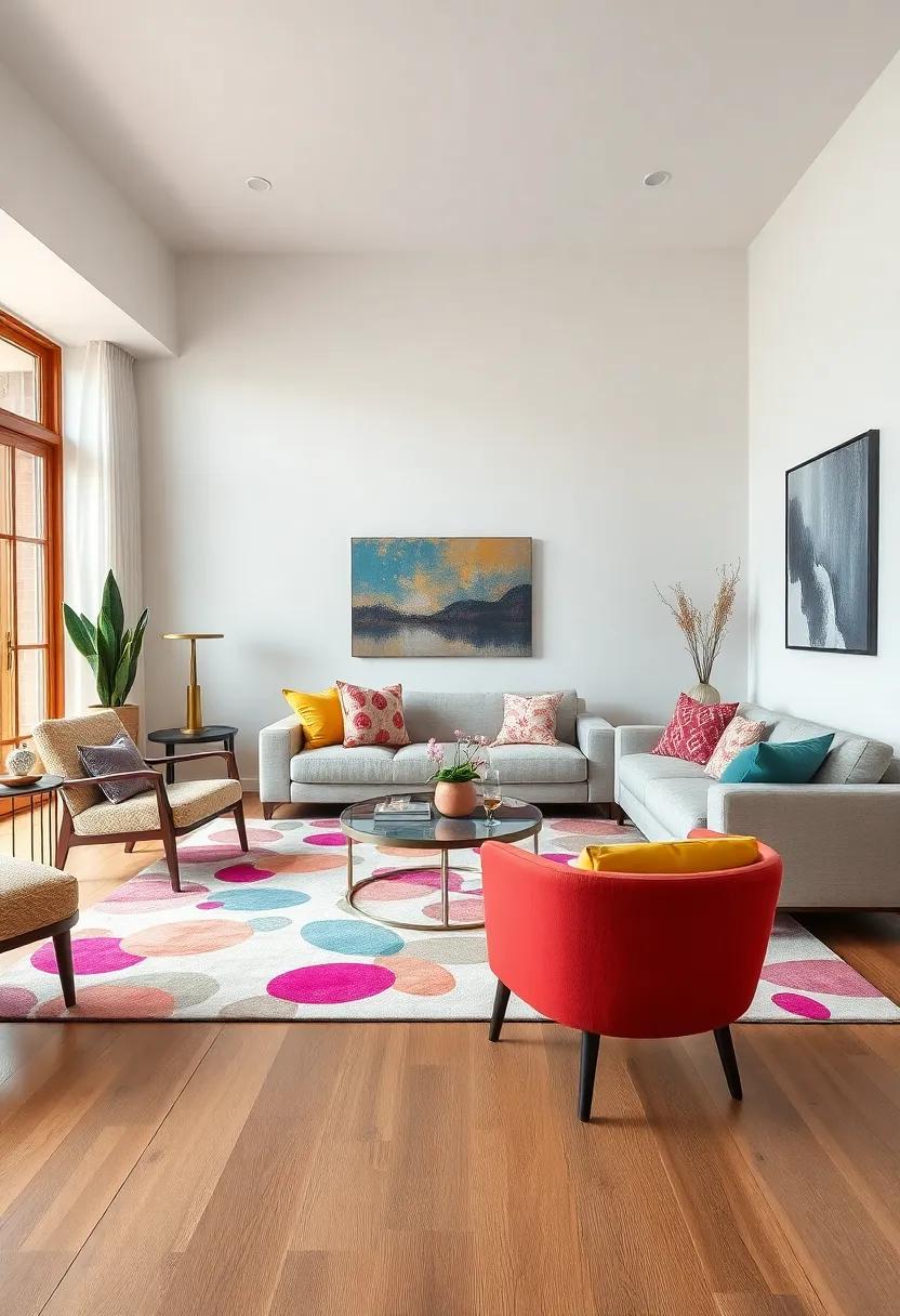 Pair an⁤ industrial metal coffee table ⁣with ⁢plush velvet armchairs for a blend of edgy​ and cozy ⁤vibes