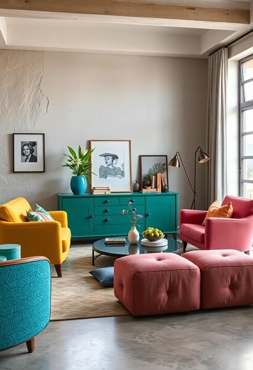 Embrace Bold Color Blocking to ⁤Transform Old Furniture into Striking Room Focal Points