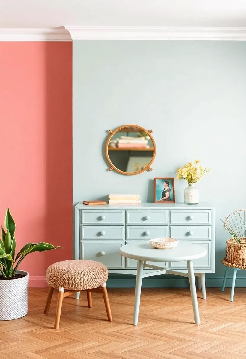 Feature a Color Scheme: Choose⁤ a specific palette to guide your painted⁤ furniture choices ‌and‌ bring harmony to‌ your eclectic space