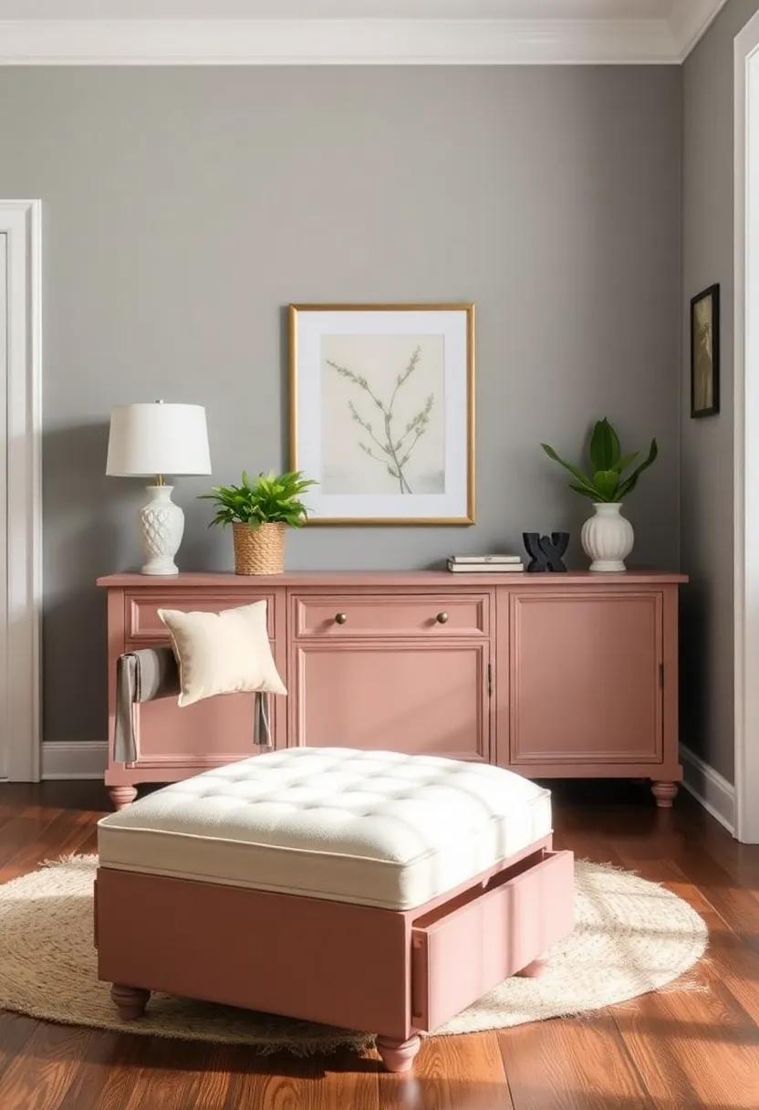 Incorporate Multi-Use Pieces: Look for‍ painted ‌furniture ‍that offers additional storage or ‌functionality, like ottomans with hidden compartments