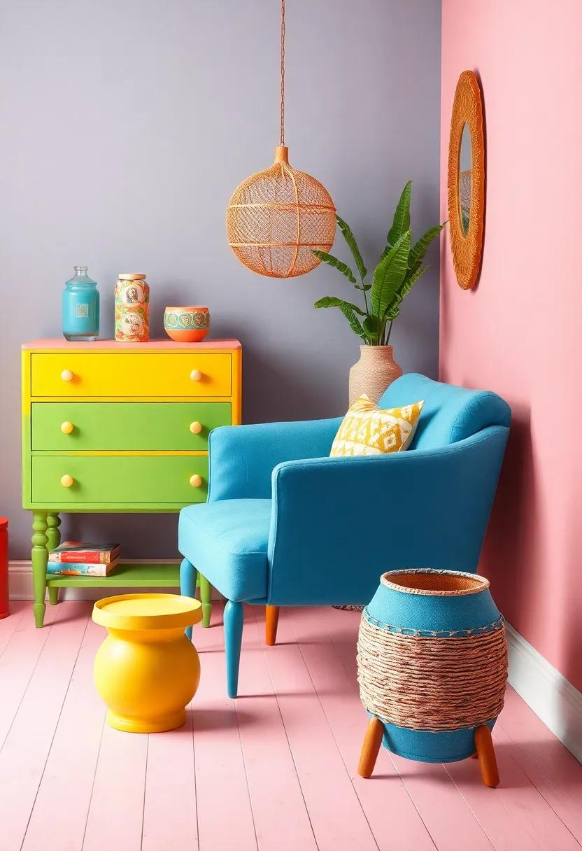 Mix⁢ and Match Colors: Combine unexpected colors on your⁣ furniture to ‌create a dynamic, eye-catching ‌look