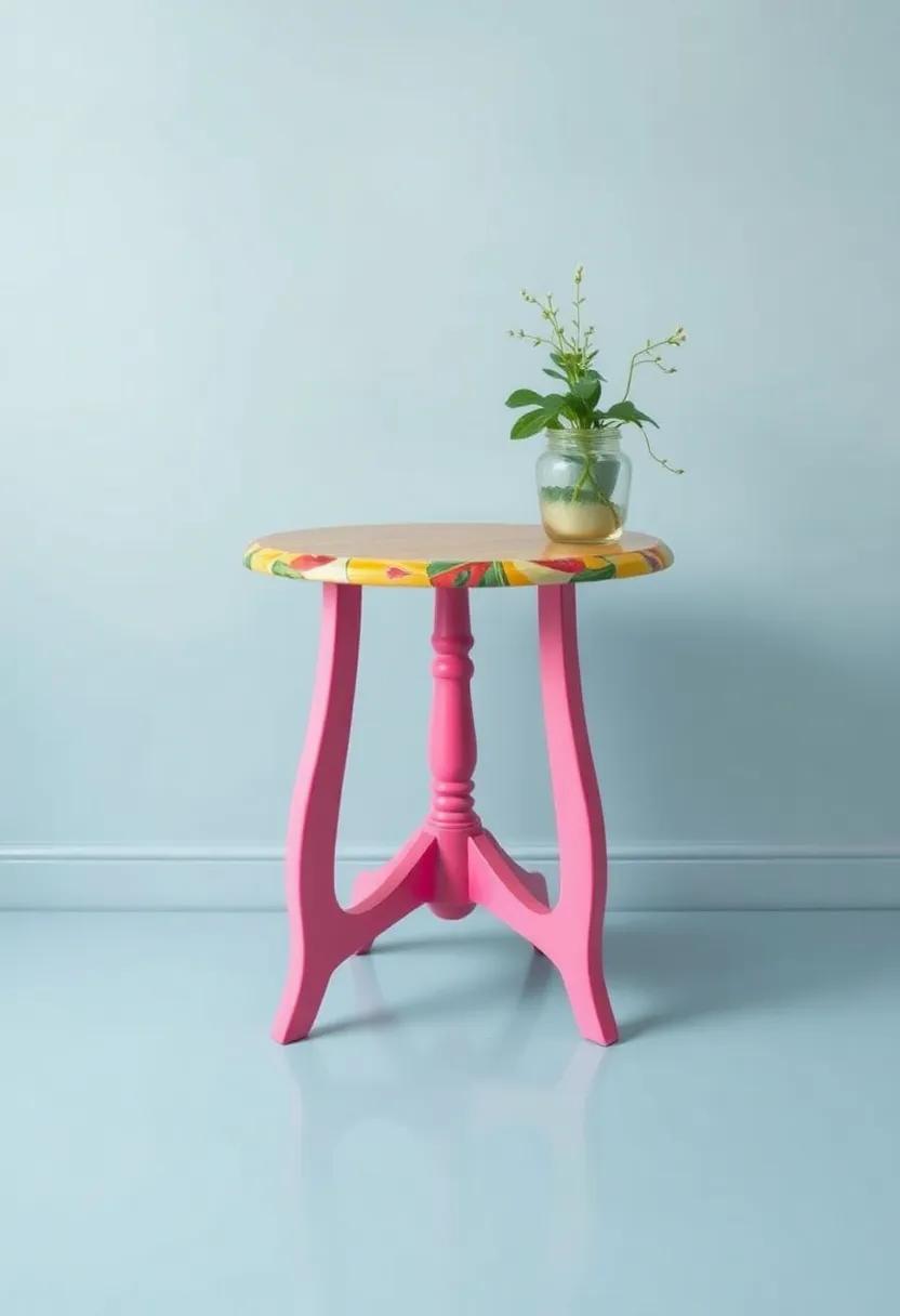 Start with a⁣ Statement Piece: Find‍ a‌ bold, painted side​ table to set​ the tone for your eclectic ⁢style journey