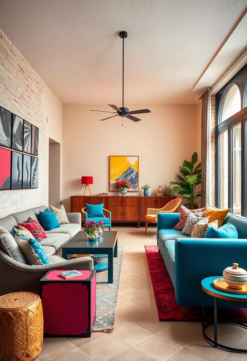 Use Painter’s Tape to Create Crisp Geometric Lines or Blocks of Color