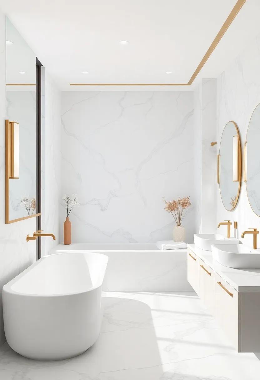 Elegance Meets Functionality in Coastal Bathroom ⁢Design Inspirations