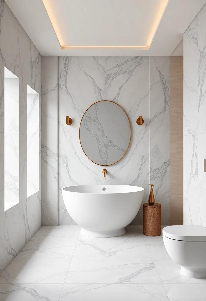 Unique Tile Designs: Elevating Your Coastal ⁣Bathroom with Artistic Flair