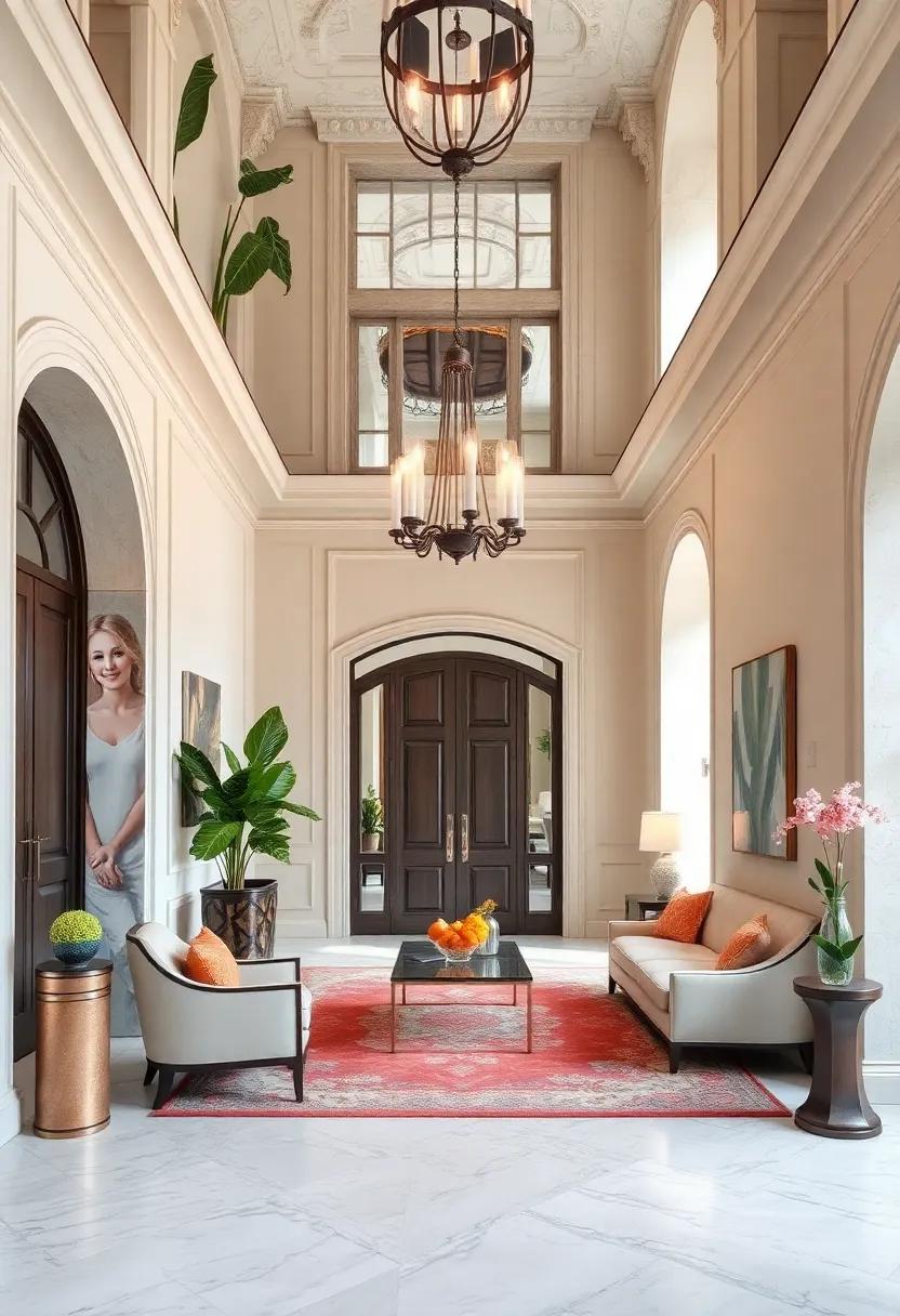 Blending Classic Architectural Moldings with ‍Contemporary Mirrored‌ Ceilings for ‌a Timeless Foyer⁤ Look