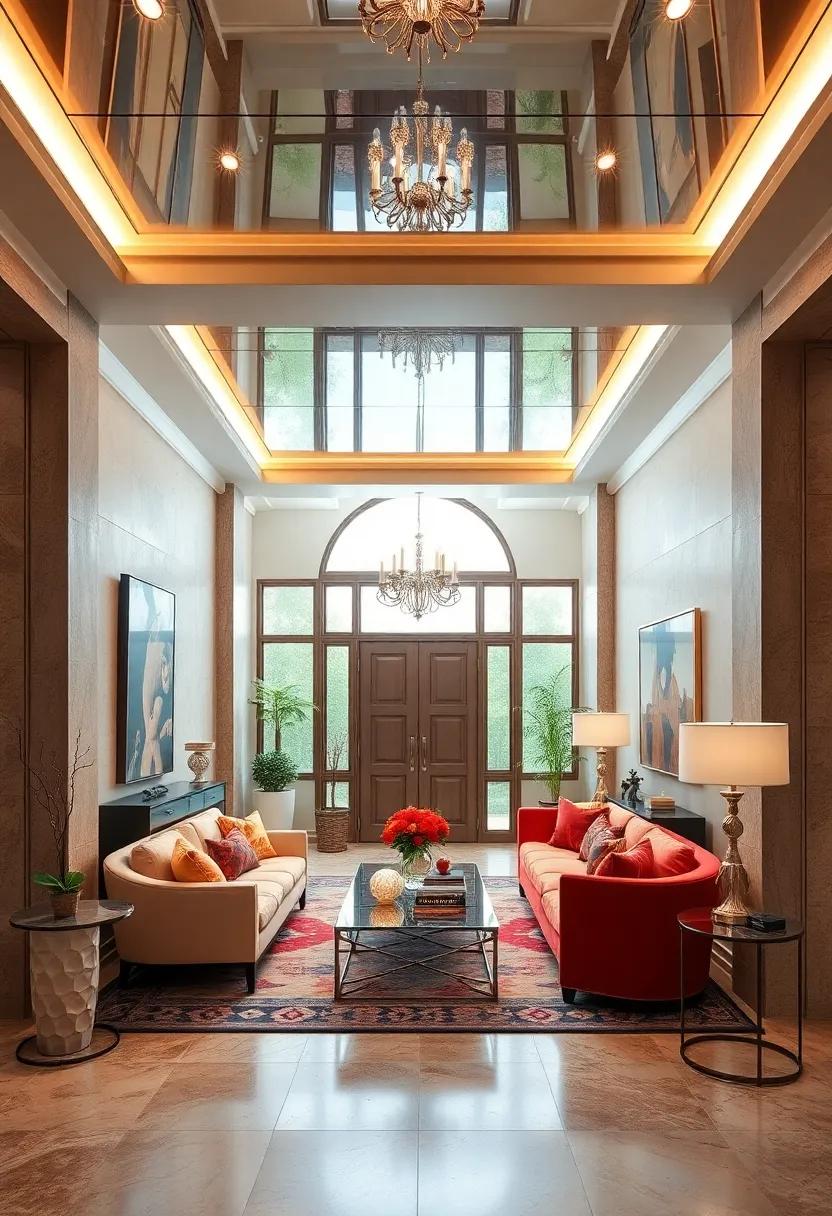 Elevating Entryway Dimensions Through the Use of Expansive⁢ Mirrored Ceiling Panels and Soft Ambient Lighting