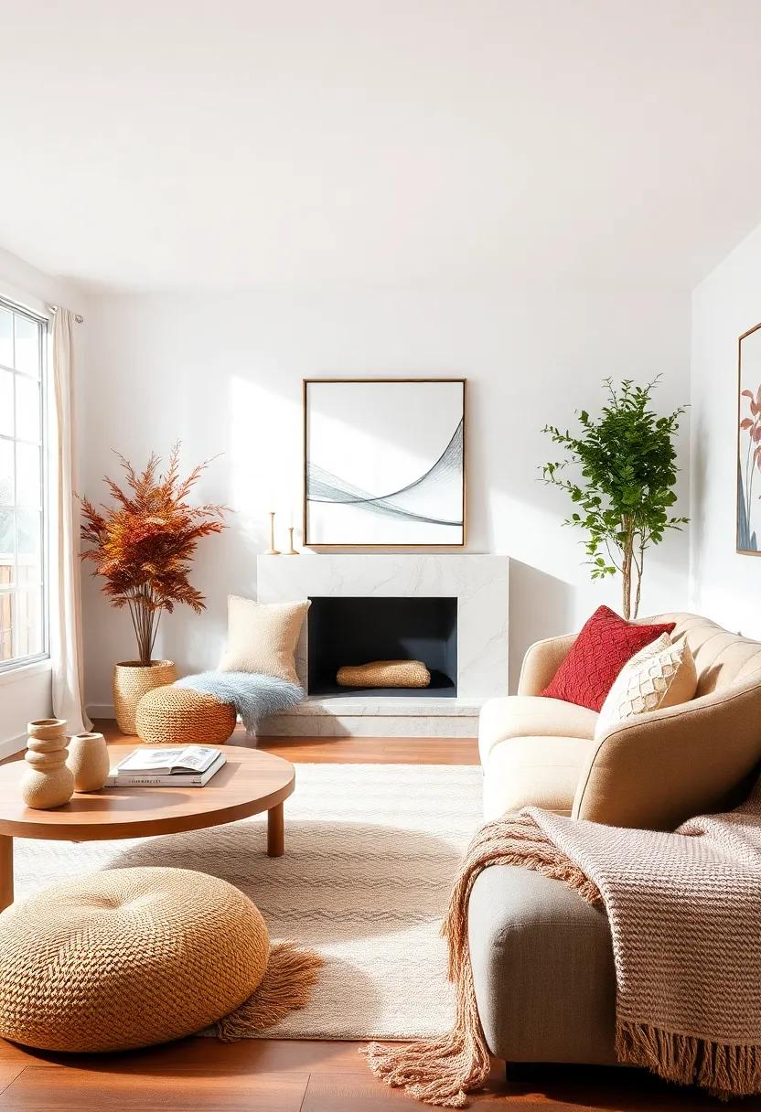 Incorporating⁤ Seasonal‌ Decor with Cozy Throws