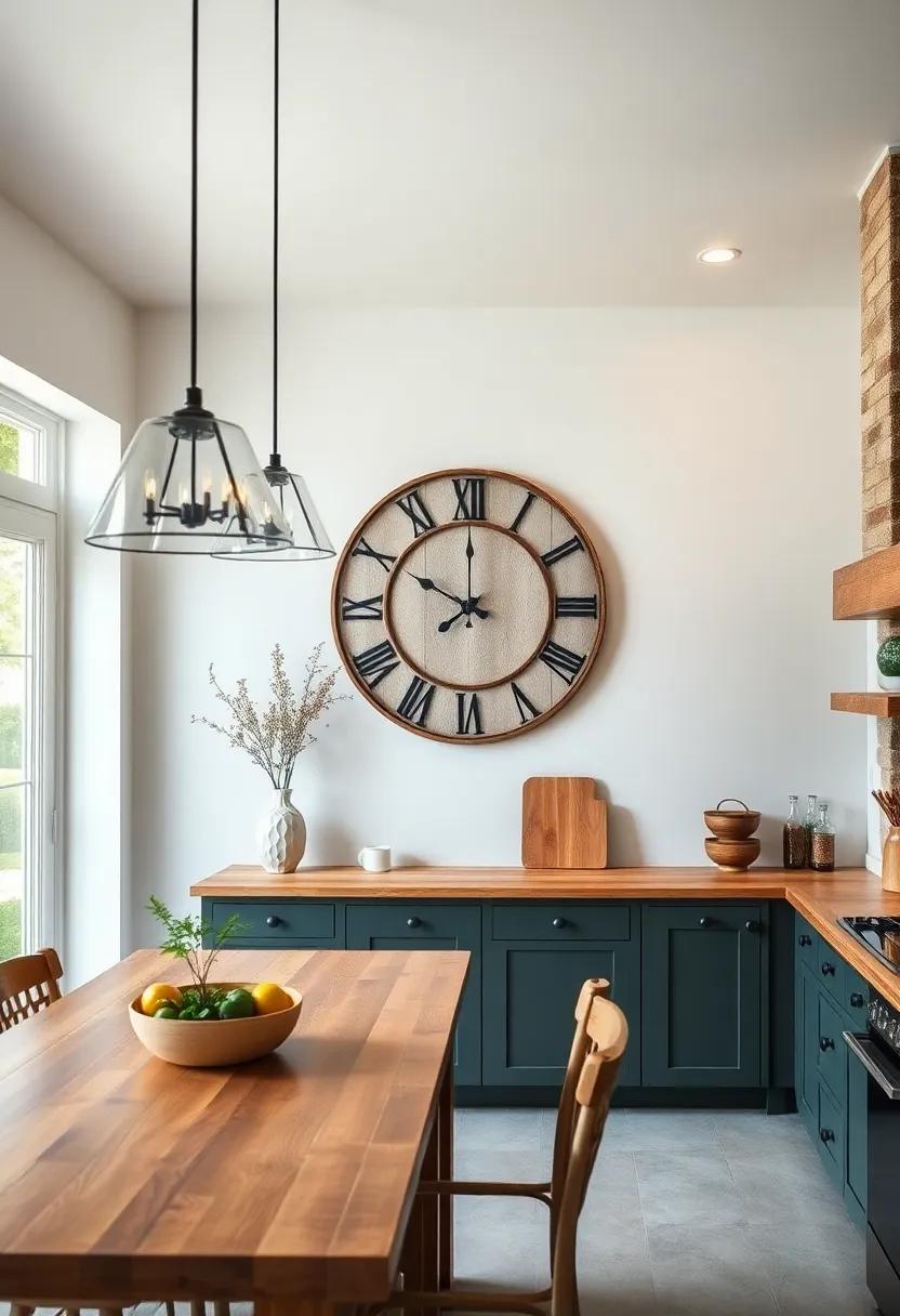 Rustic ​Wall Clocks: ⁤Choose a large, distressed wooden clock to keep time while adding farmhouse⁢ style