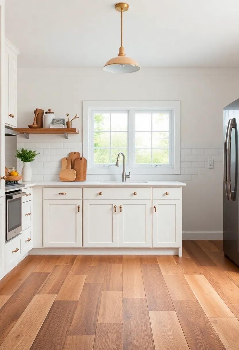 Alternating‍ Patterns:​ Mix different types of‌ wood or tiles in ⁣an ⁤alternating‍ pattern to create visual⁢ interest and a dynamic kitchen floor