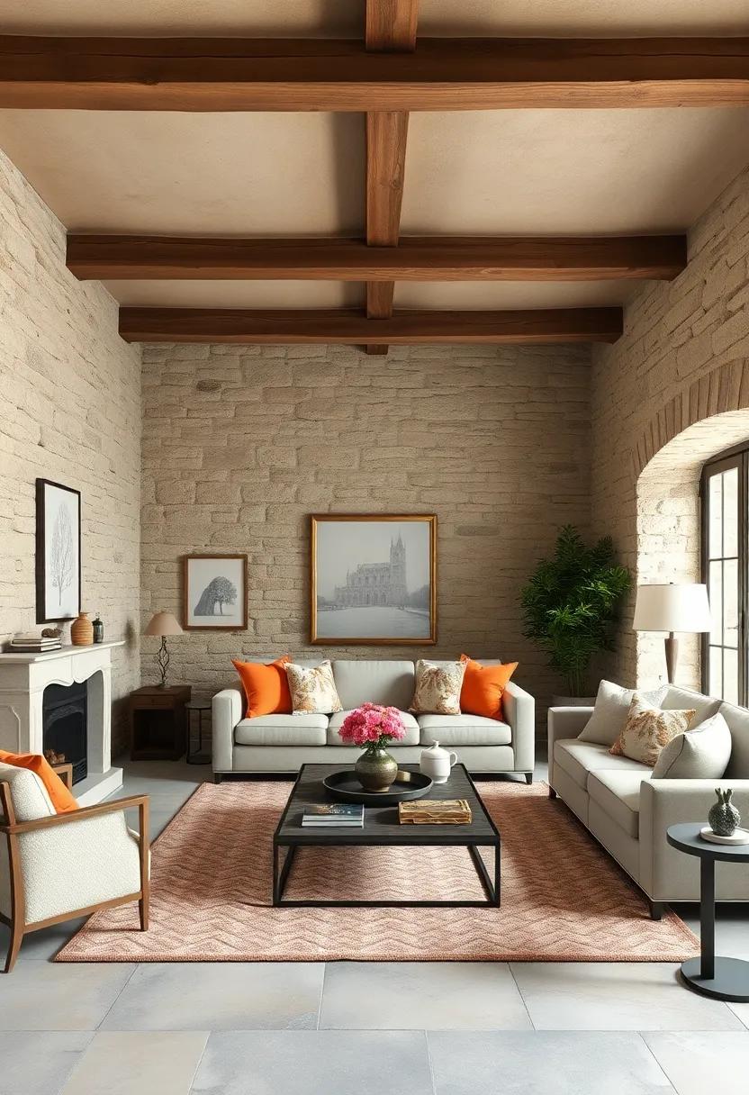 Combine weathered​ wooden beams and charming⁤ stone walls⁣ for ⁣an⁣ authentic, ​vintage Provencal atmosphere