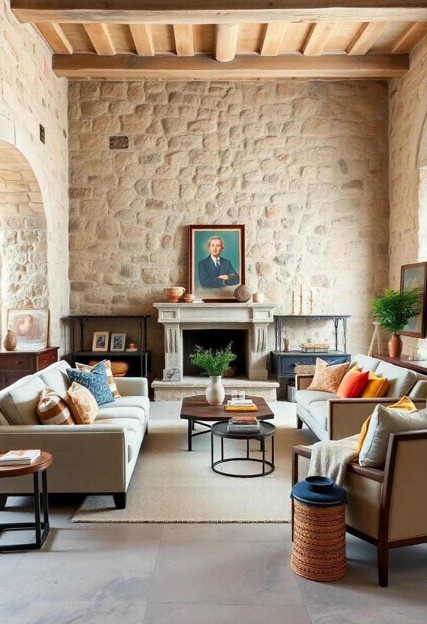 Layer natural ‍fabrics such ‌as ‍cotton and linen over stone surfaces ⁢to achieve a balanced rustic ⁤and refined look