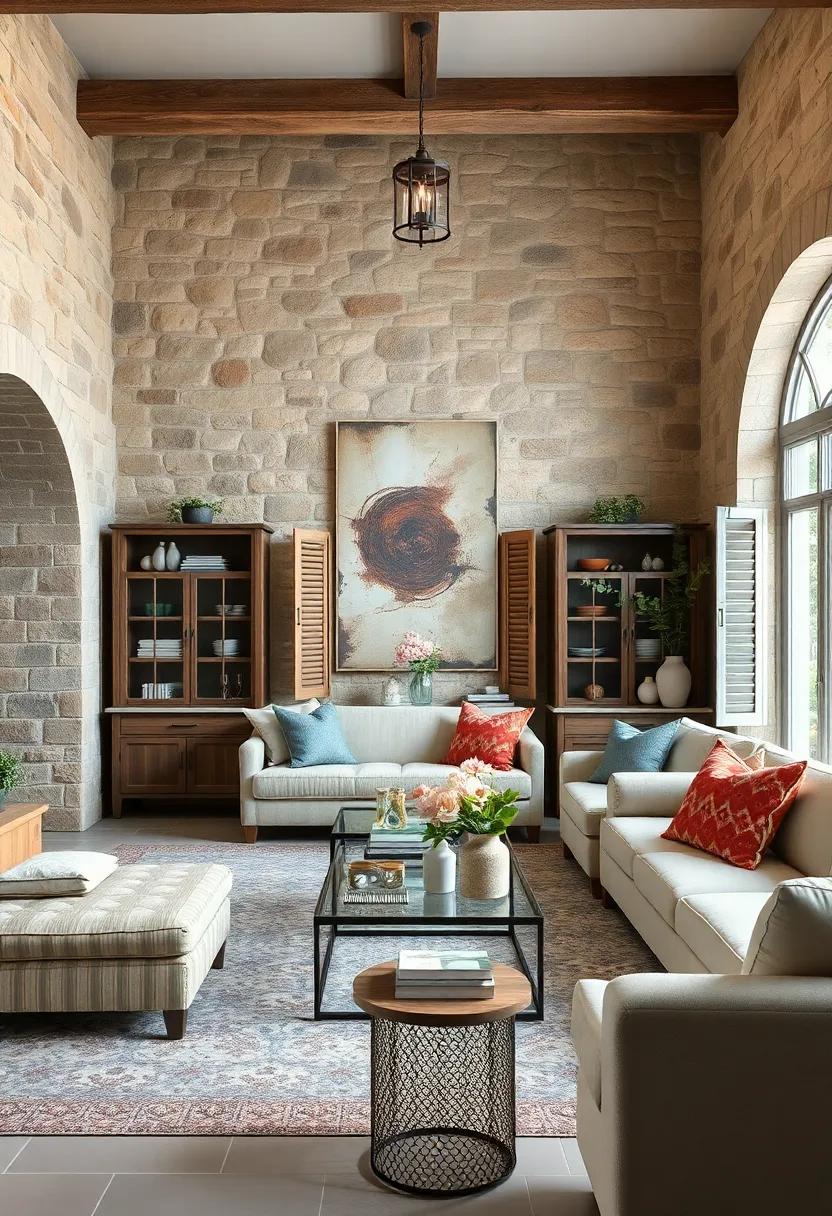 Bring in farmhouse-style elements like‌ open⁣ shutters and rustic ​cabinetry ⁢to complete the French ‍country ‌look