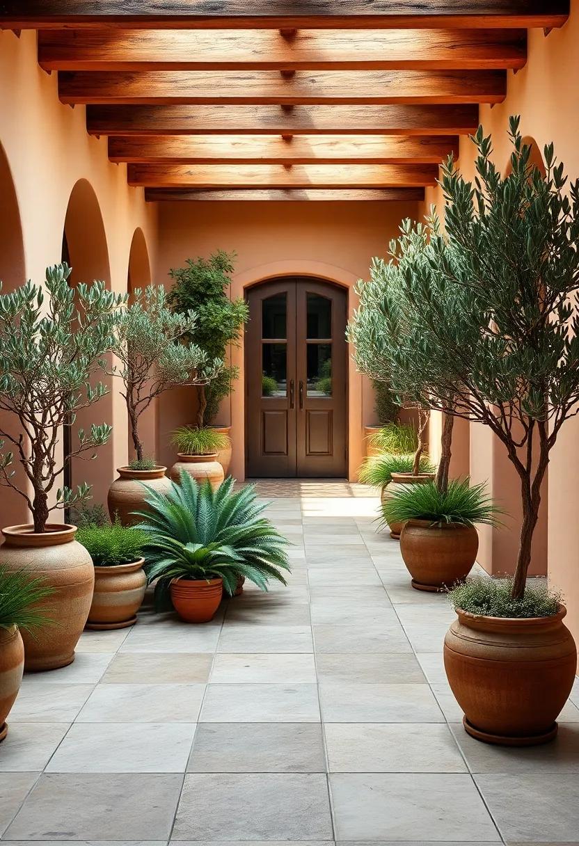 Sun-Drenched ⁢Mediterranean Front Yards Overflowing with Olive ⁢Trees‍ and Terra Cotta Pots