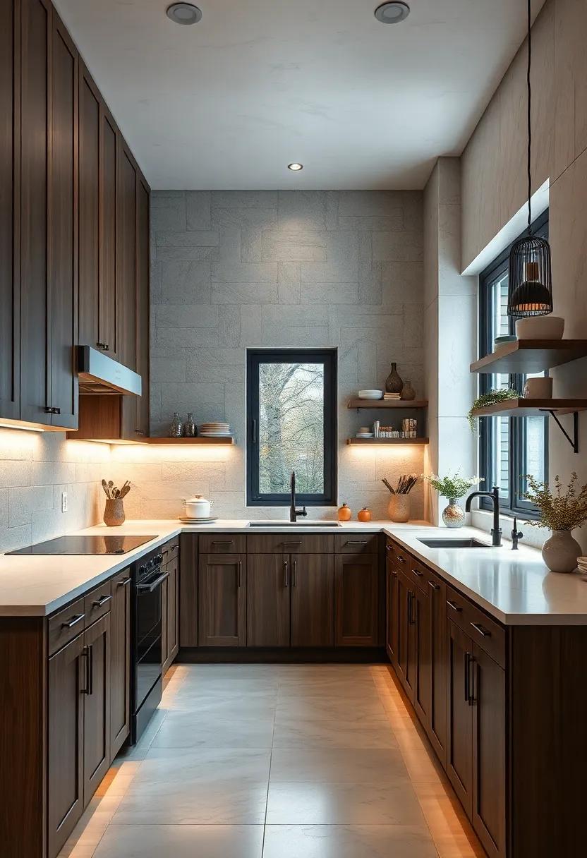 Add under-cabinet lighting to brighten the workspace and highlight your kitchen’s design