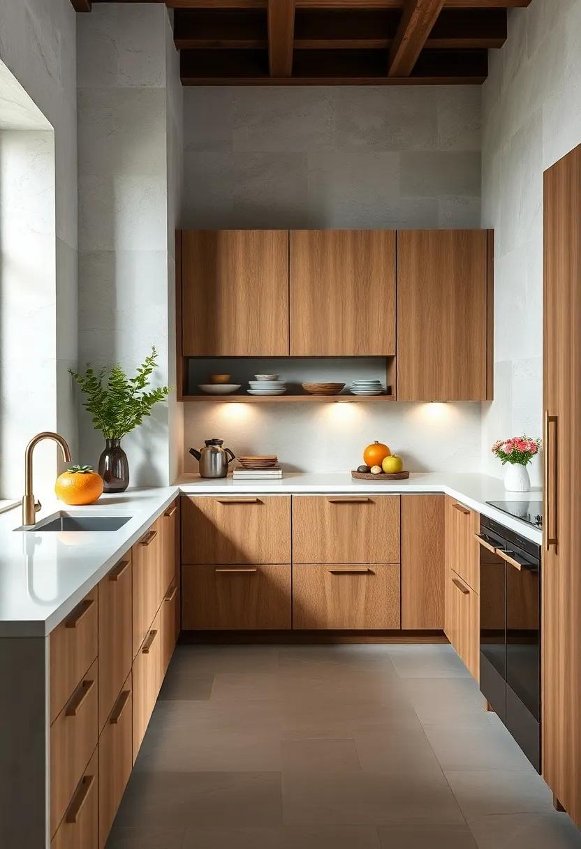Opt for handleless cabinets to maintain a sleek, streamlined ⁣look and ⁢reduce obstruction