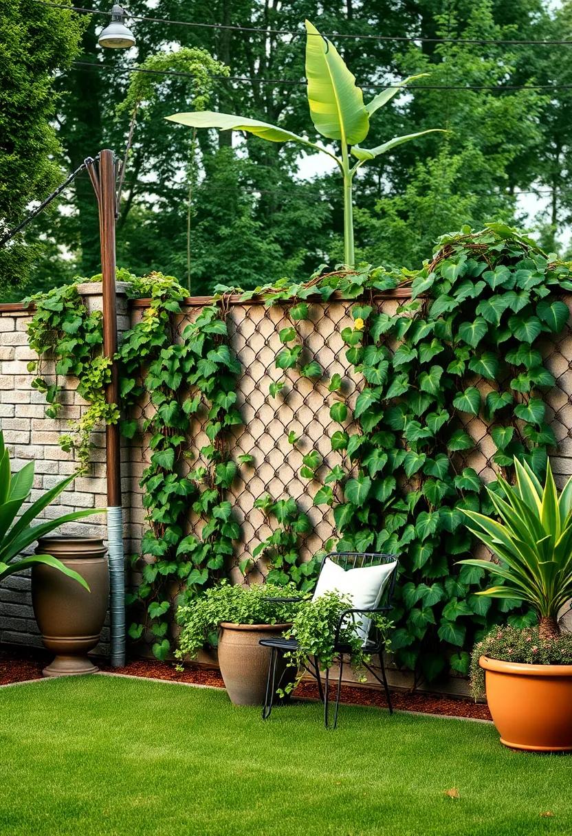Chain Link Fence Transformed with Mighty Virginia Creeper