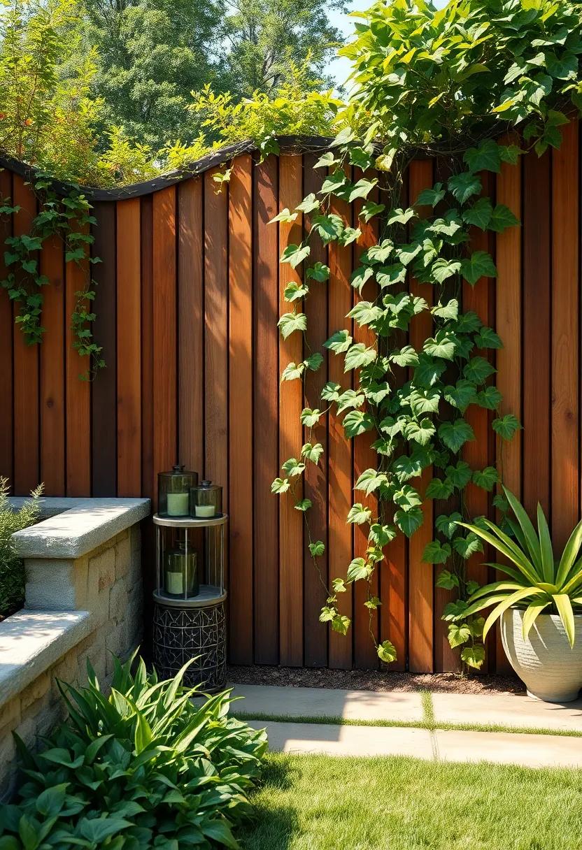 Multi-Tone Wooden Fence Alive with⁤ hardy Dutchman’s Pipe⁤ Vine