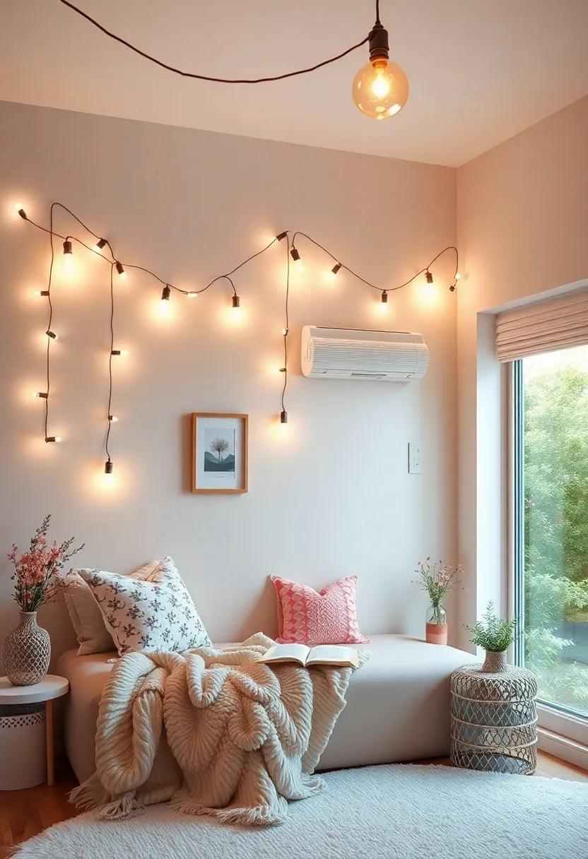 Stylish string Lights to Create a cozy Reading ‍Nook