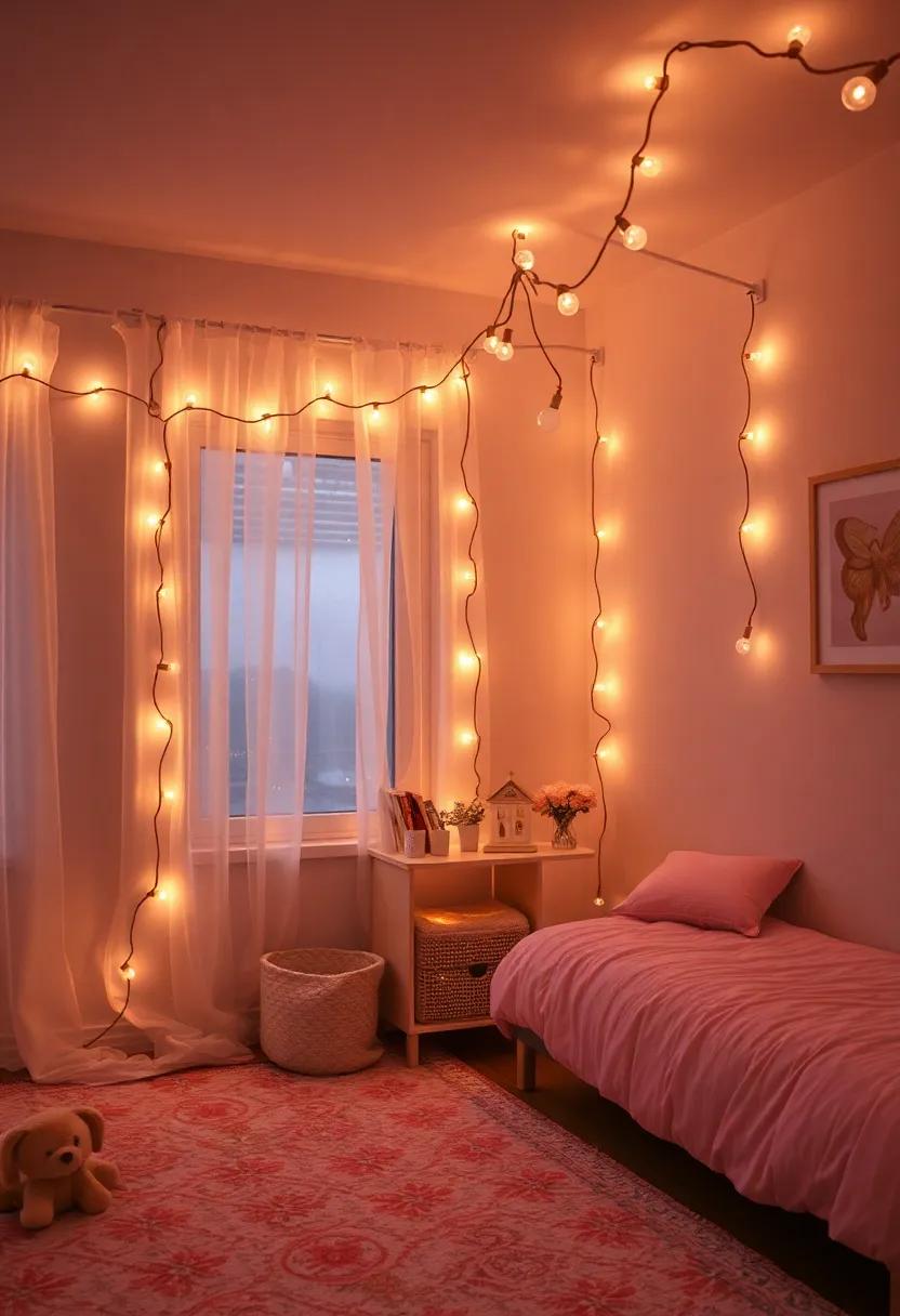Whimsical Fairy Lights for an Enchanting Evening Ambience