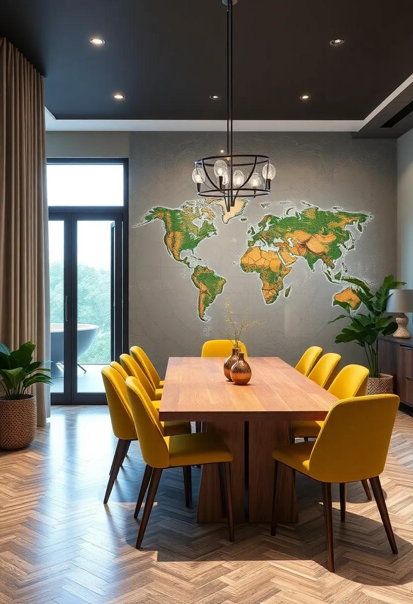Eco-friendly Global⁤ Elegance: Be inspired by‍ a sustainable design that incorporates reclaimed materials with global accents, celebrating both style and‍ environmental consciousness