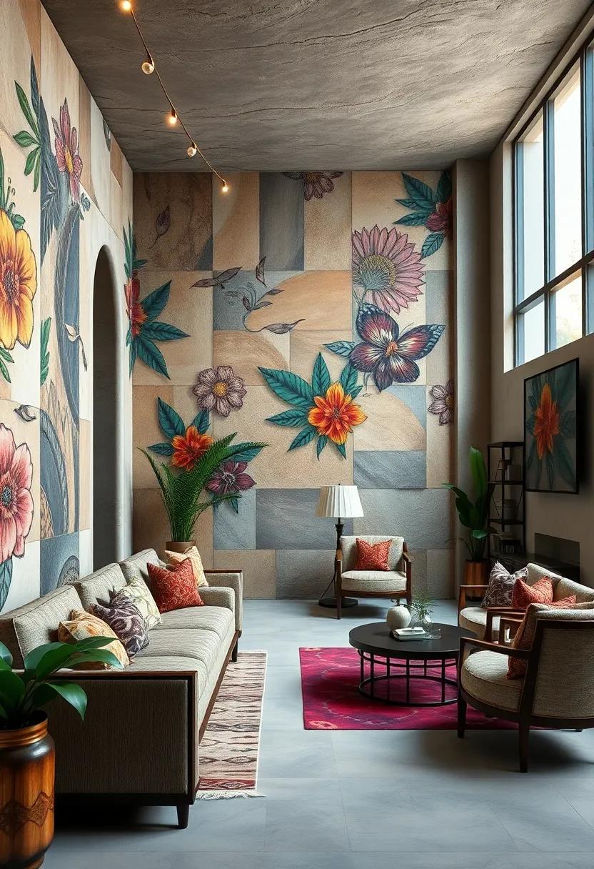 Rustic Layers of Pacific Islander Tattoo⁢ Designs⁢ Interlaced with Mediterranean Floral Embellishments