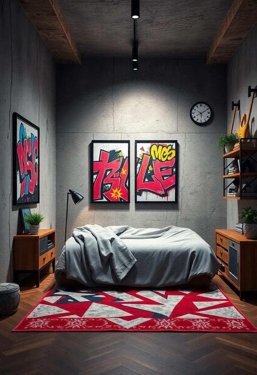 Hang​ framed street art prints and posters with edgy‍ visuals