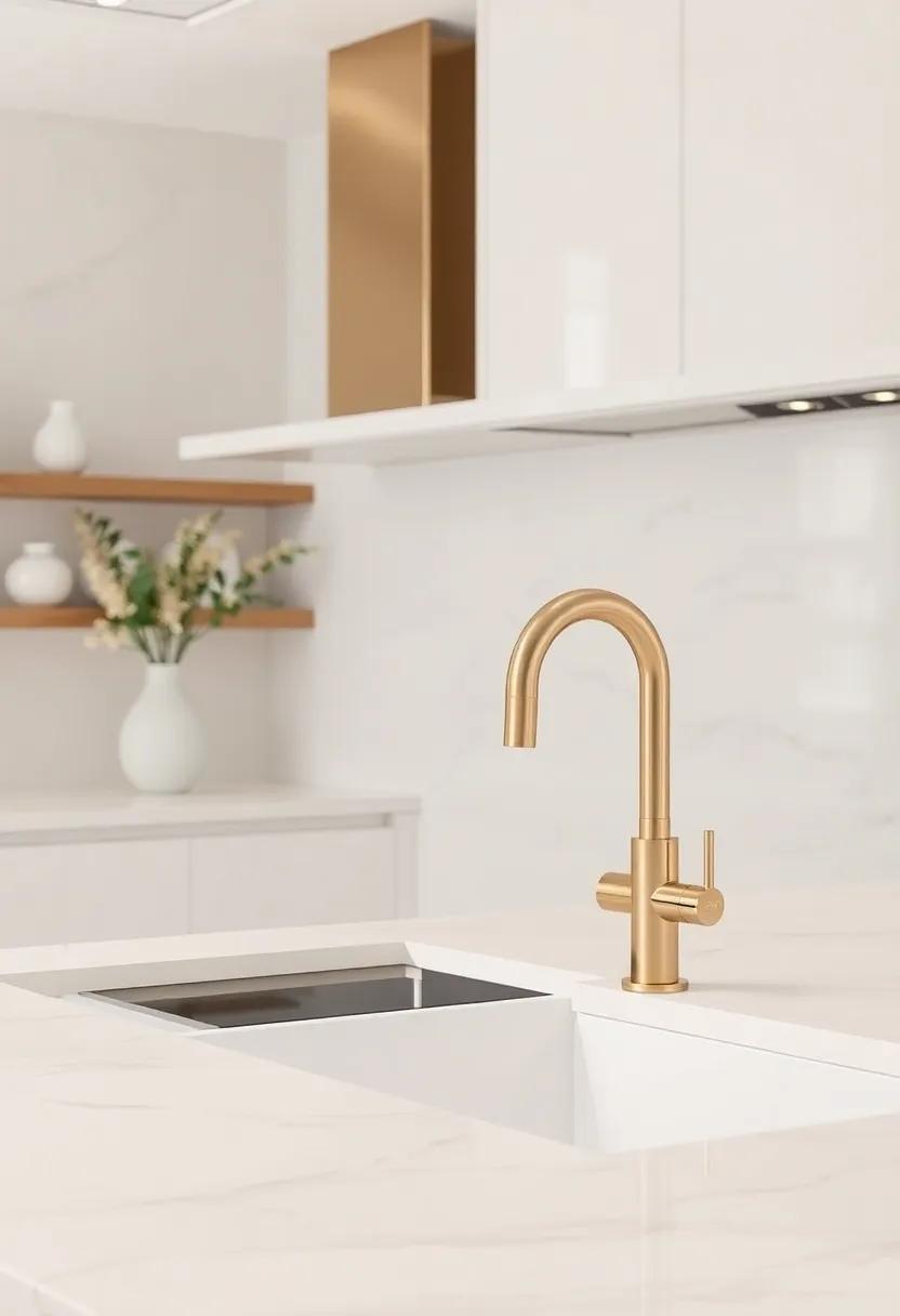 high-end Fixtures: Luxurious faucets in polished gold‌ or brushed nickel harmonize with the color scheme, adding a modern yet timeless‍ aspect to the design