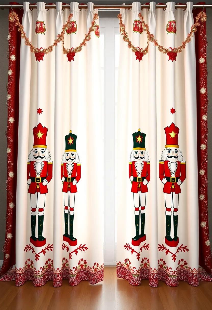 Majestic Nutcrackers: Featuring‌ iconic ⁢nutcracker motifs in‌ festive colors, these curtains radiate holiday spirit with their charming ⁣and glittery details