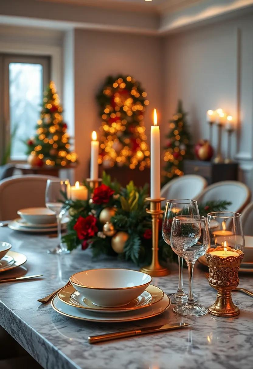 Elevate Your Dining Ambiance With ⁤Luxurious Gold-Rimmed​ China and Crystal Glassware That Sparkles ​Under Candlelight