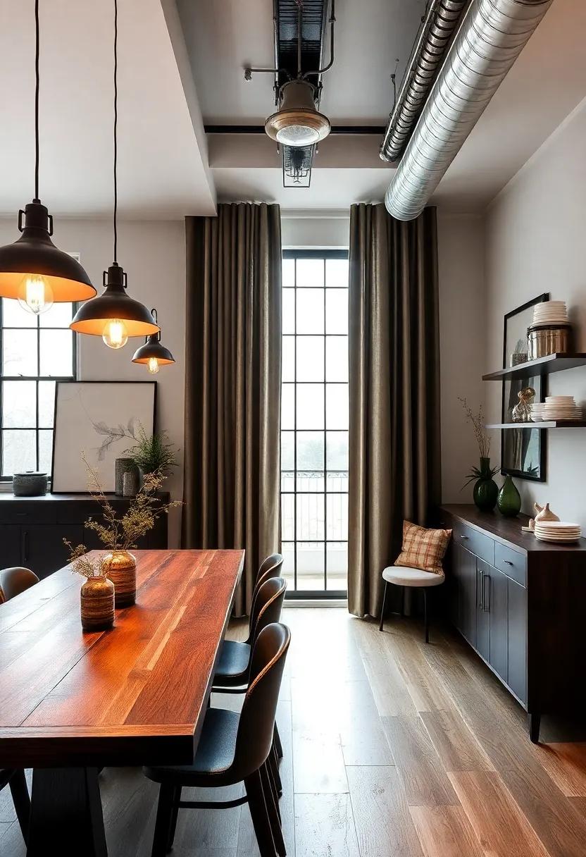 Light Fixtures: ‌Statement⁤ Pieces that Define Industrial ⁢Dining‍ rooms