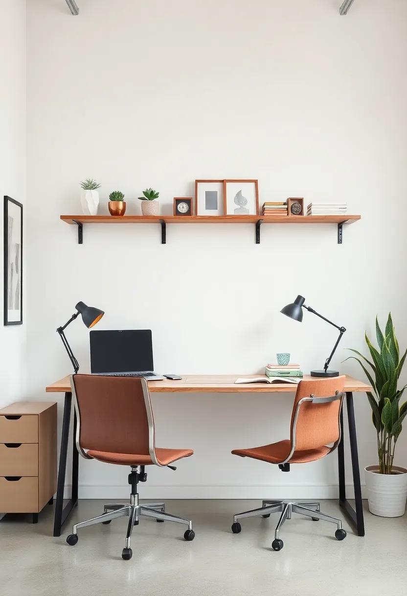 Craft Your Dream Workspace: Use DIY elements, like a custom-built desk or hand-crafted shelves, to reflect your unique style and foster a sense of ownership