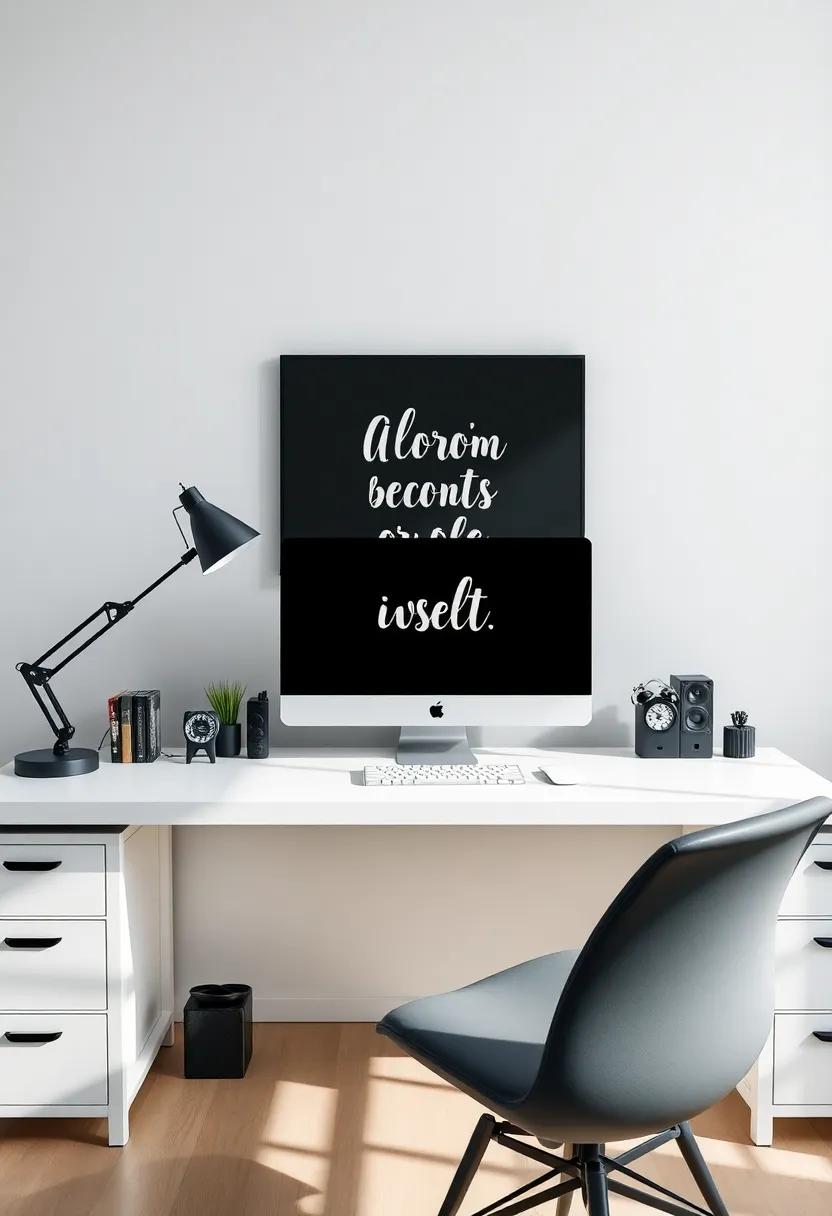 Inspirational desk Accessories: Surround yourself with motivational quotes or designs that inspire and boost your productivity as you tackle daily tasks