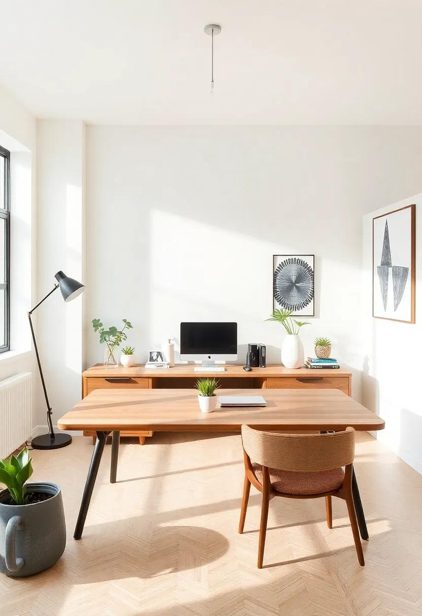 Multi-Functional Furniture: opt for furniture that serves multiple purposes, like a desk that doubles as a conference table, to maximize space in your office