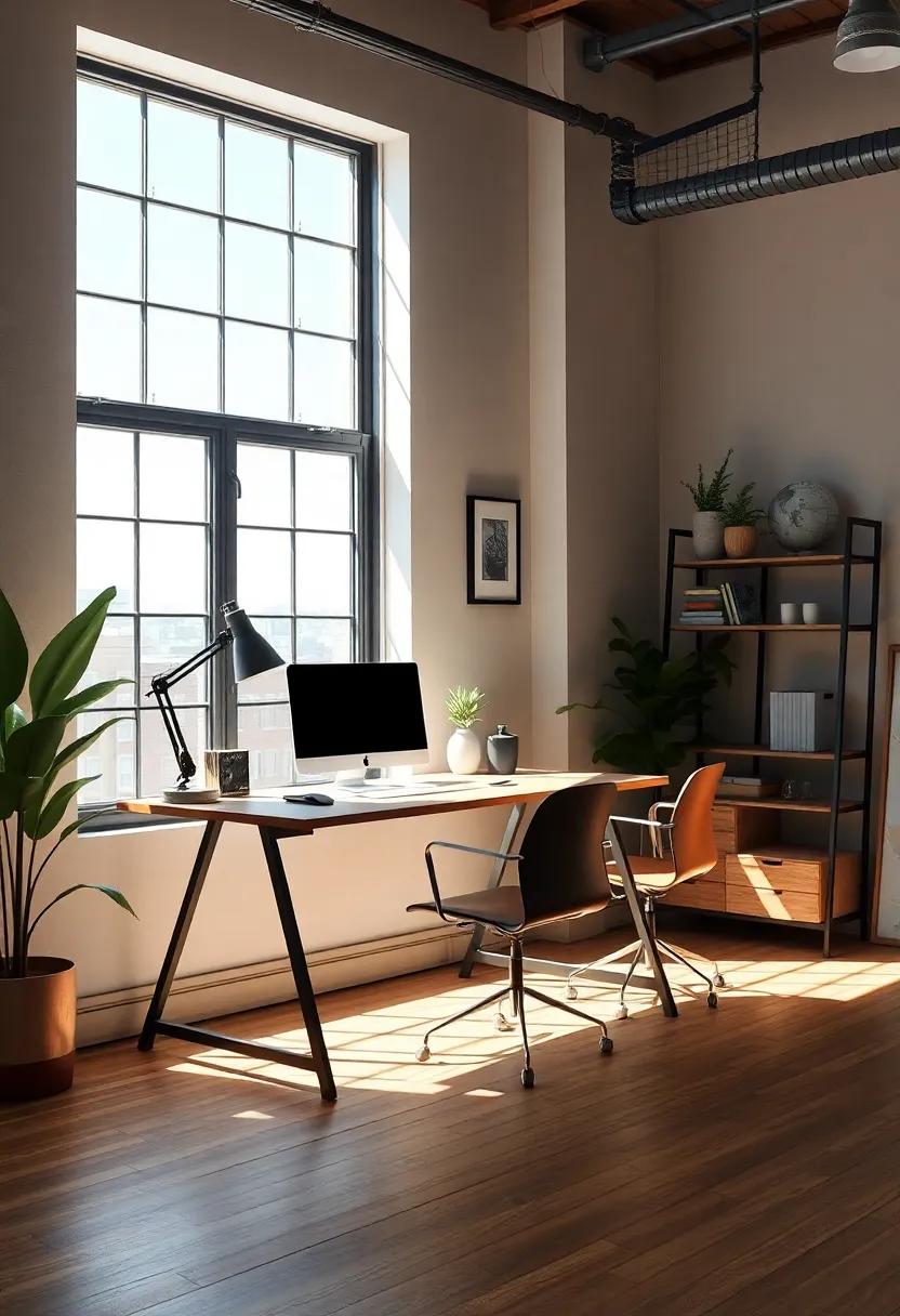 Utilize Natural Light: Position your desk near windows to take advantage of natural light, which can enhance focus and improve mood throughout your workday