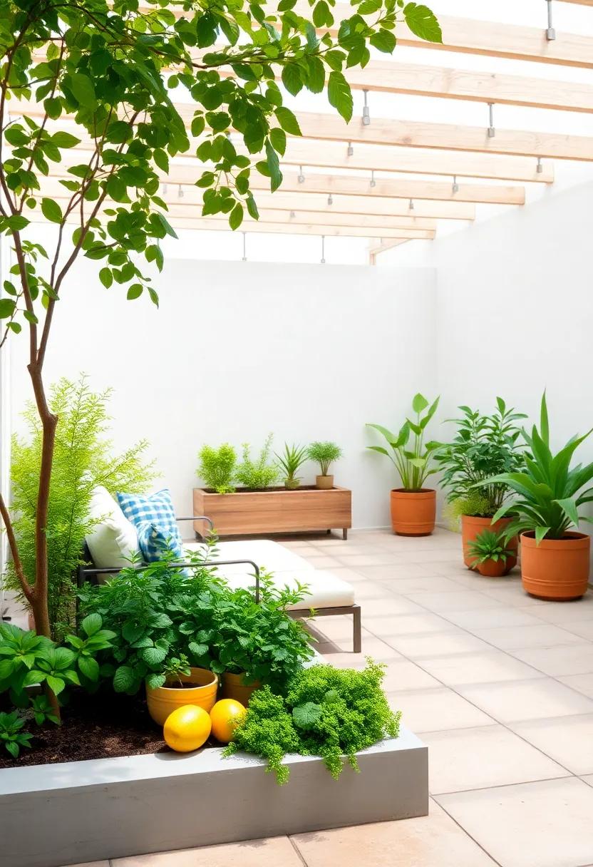 incorporate a small herb or vegetable garden along the edges of ​your patio,promoting self-sustainability ‌and enriching meals with fresh ingredients