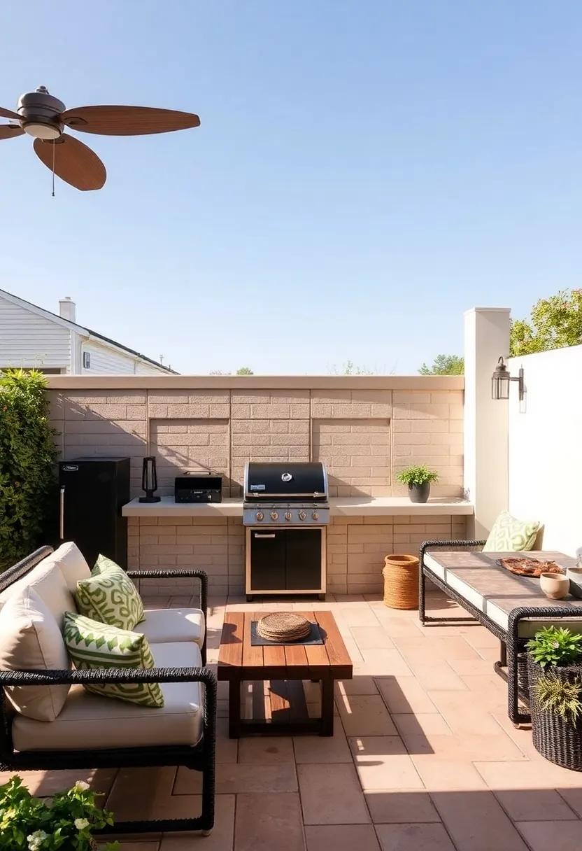 Set up a grilling station on one side of the patio, equipped with a smoker ⁣or barbecue, to make outdoor cooking a breeze and add‌ an inviting culinary space