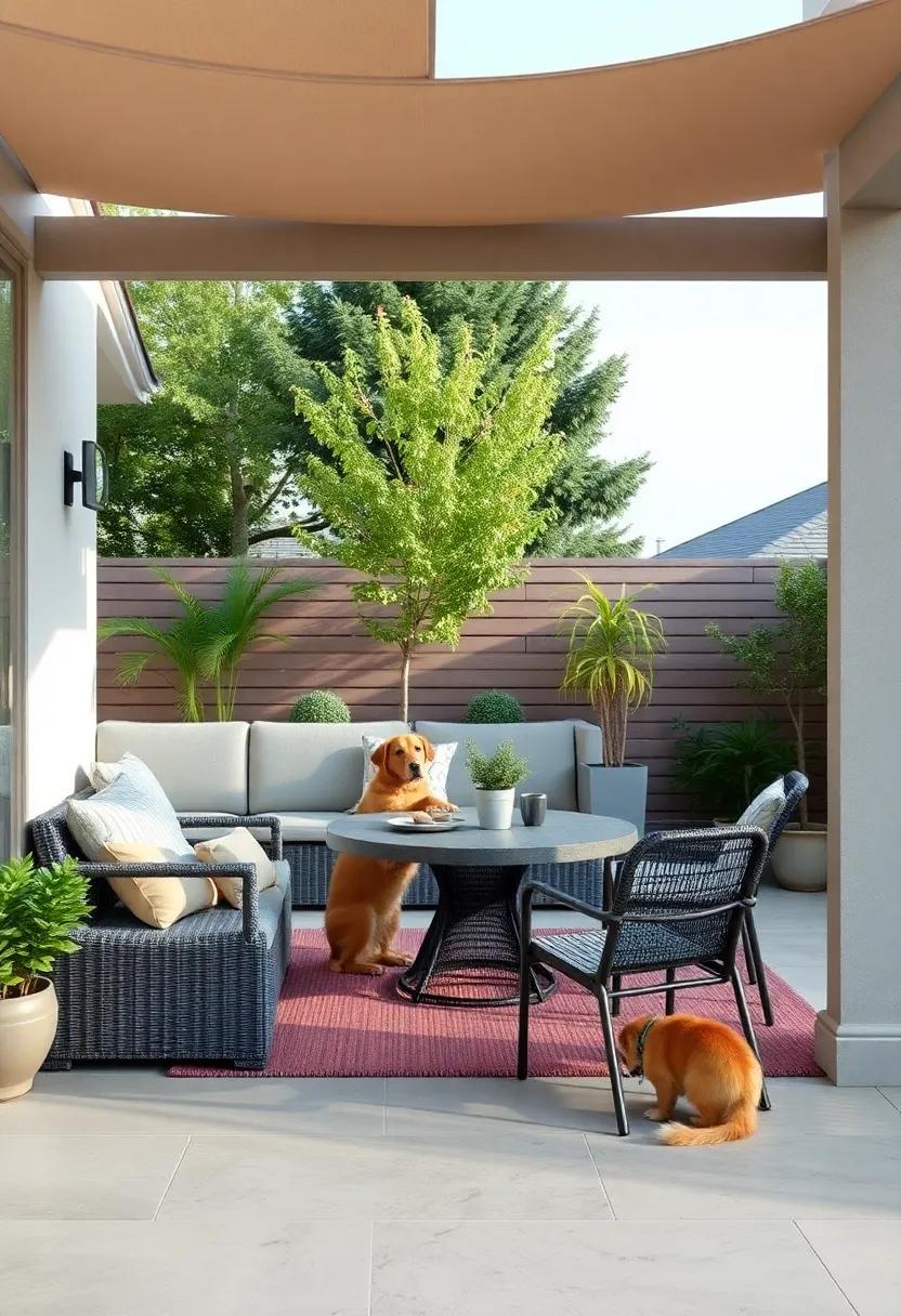 Integrate a pet-friendly zone with shaded areas and comfortable resting spots, ​ensuring your furry friends have a​ safe and fun place to play