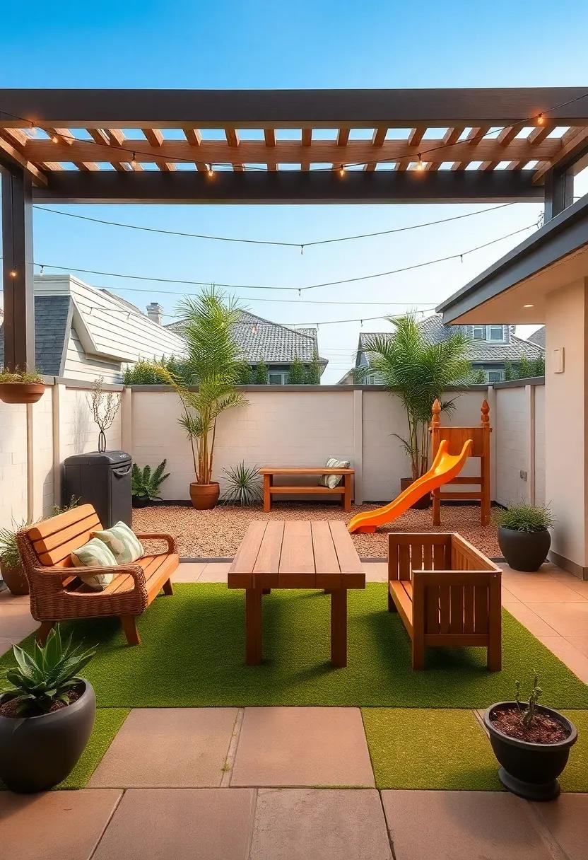 Incorporate a dining zone with a stylish table and ​chairs, perfect⁣ for al fresco meals, complete ⁢with⁣ ambient lighting to extend evening gatherings